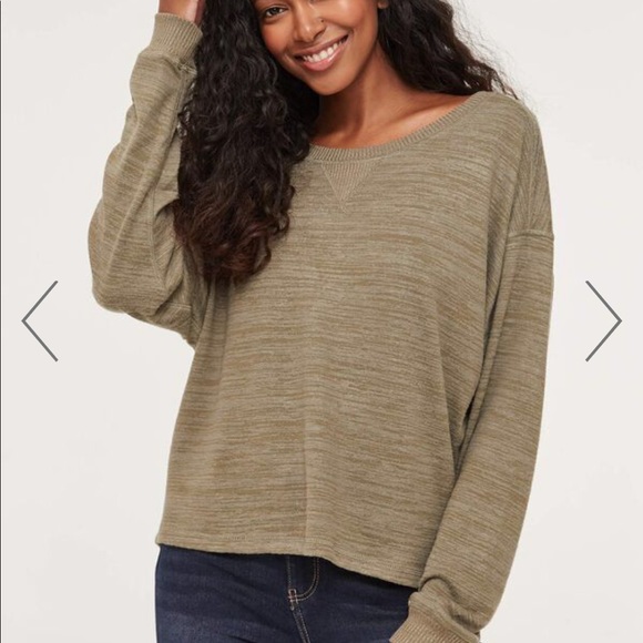 Ardene dolman sleeve pullover sweater.  Pink, S. - Picture 9 of 15